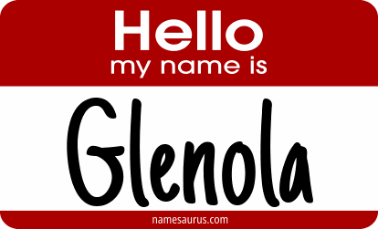 Hello my name is Glenola png download