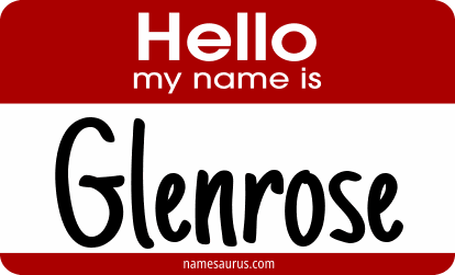 Hello my name is Glenrose png download