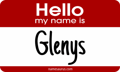 Hello my name is Glenys png download