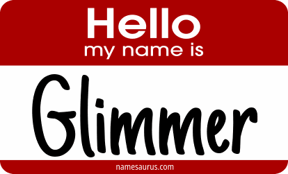 Hello my name is Glimmer png download