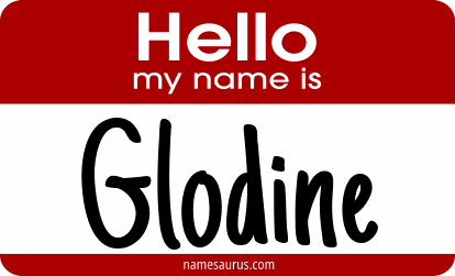 Hello my name is Glodine png download