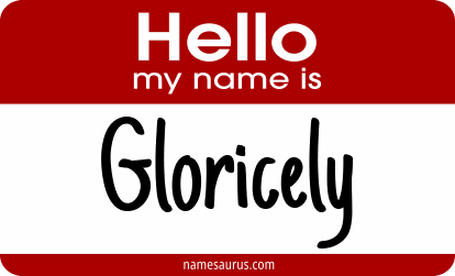 Hello my name is Gloricely png download