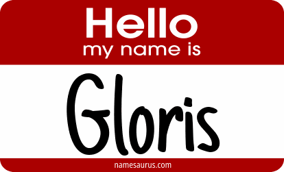 Hello my name is Gloris png download