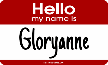 Hello my name is Gloryanne png download