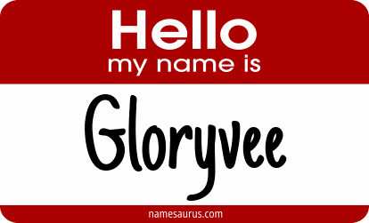 Hello my name is Gloryvee png download