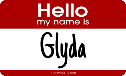 Hello my name is Glyda png download