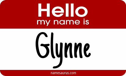 Hello my name is Glynne png download