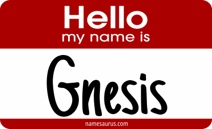 Hello my name is Gnesis png download