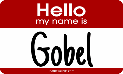 Hello my name is Gobel png download