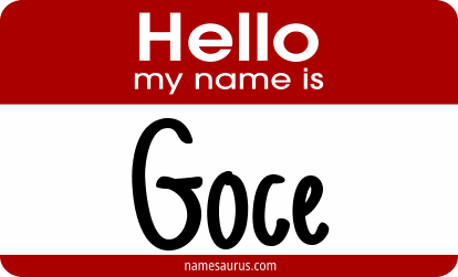 Hello my name is Goce png download