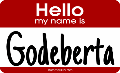 Hello my name is Godeberta png download
