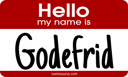 Hello my name is Godefrid png download