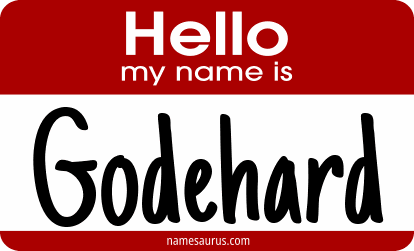 Hello my name is Godehard png download
