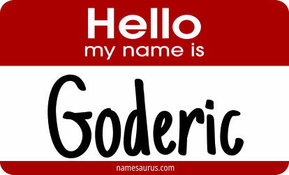 Hello my name is Goderic png download