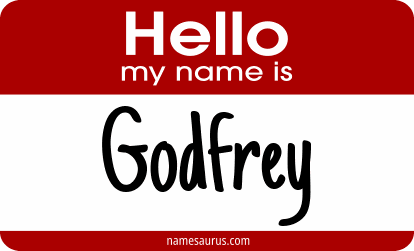 Hello my name is Godfrey png download