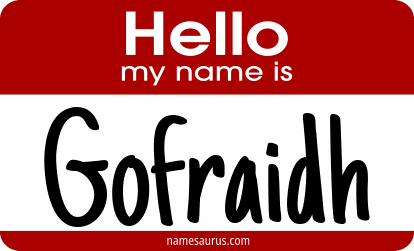 Hello my name is Gofraidh png download