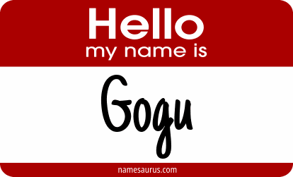 Hello my name is Gogu png download