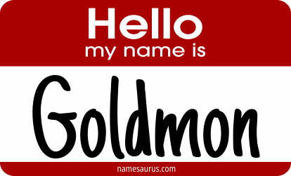 Hello my name is Goldmon png download