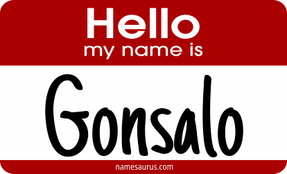 Hello my name is Gonsalo png download