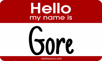Hello my name is Gore png download