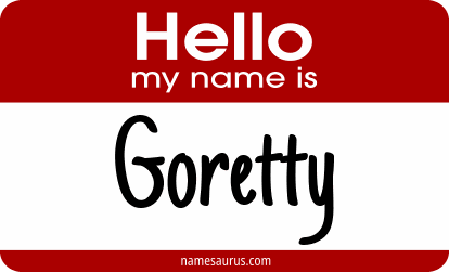 Hello my name is Goretty png download