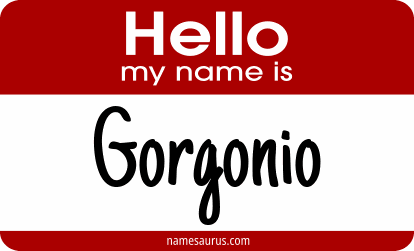 Hello my name is Gorgonio png download