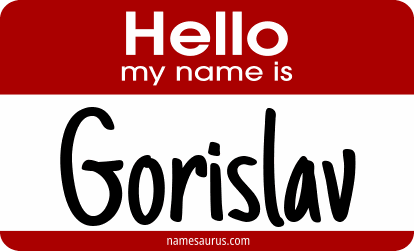 Hello my name is Gorislav png download