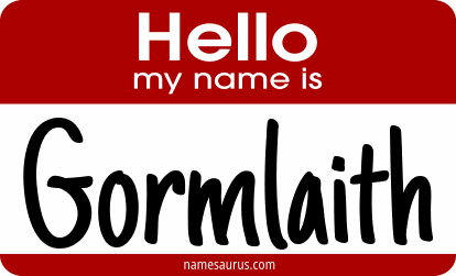 Hello my name is Gormlaith png download