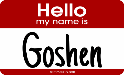 Hello my name is Goshen png download