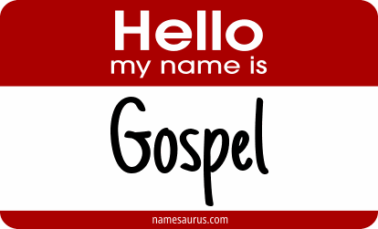 Hello my name is Gospel png download