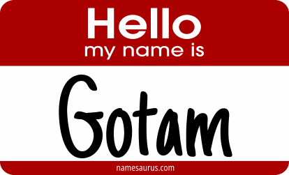 Hello my name is Gotam png download