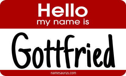 Hello my name is Gottfried png download