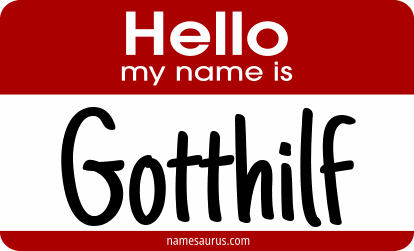 Hello my name is Gotthilf png download