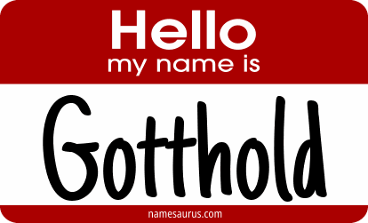 Hello my name is Gotthold png download