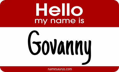 Hello my name is Govanny png download