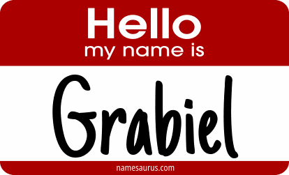 Hello my name is Grabiel png download