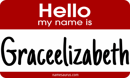 Hello my name is Graceelizabeth png download