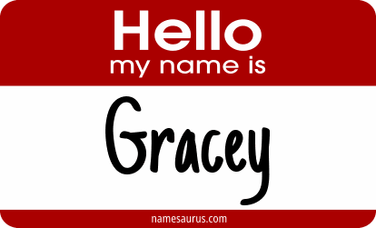 Hello my name is Gracey png download