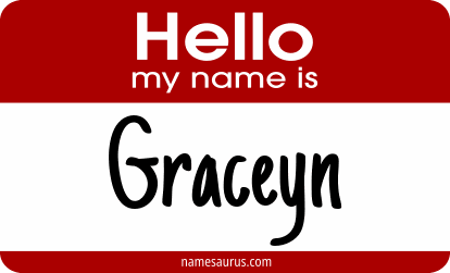 Hello my name is Graceyn png download