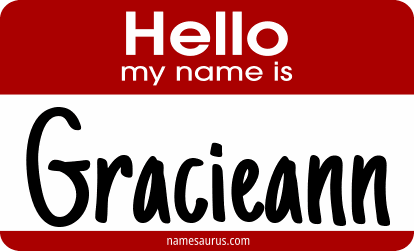 Hello my name is Gracieann png download