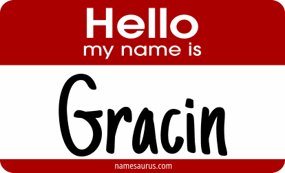 Hello my name is Gracin png download