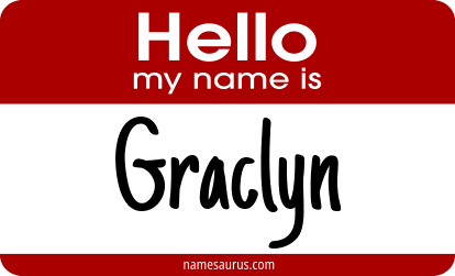 Hello my name is Graclyn png download