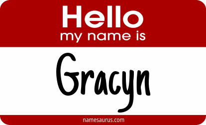 Hello my name is Gracyn png download