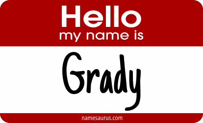 Hello my name is Grady png download