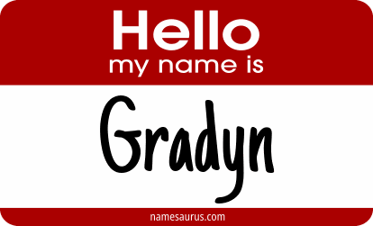 Hello my name is Gradyn png download