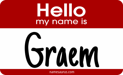 Hello my name is Graem png download