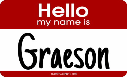 Hello my name is Graeson png download