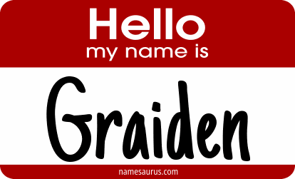 Hello my name is Graiden png download