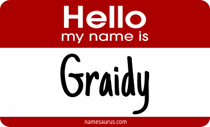 Hello my name is Graidy png download