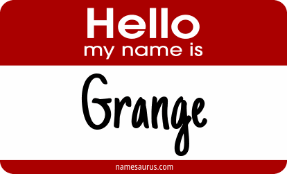 Hello my name is Grange png download